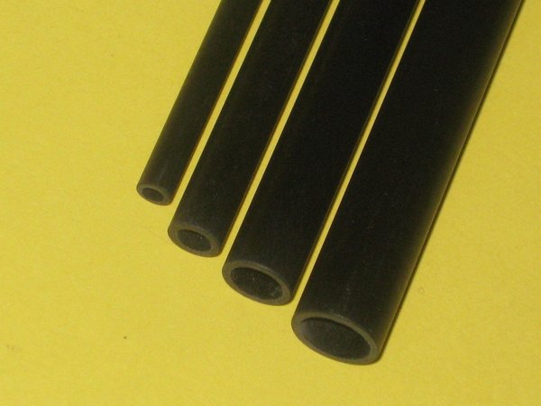 CFK Rohr Kohlefaserrohr von 2,0 bis 14 mm Größe bitte Auswählen