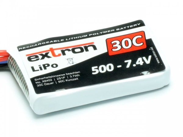 LiPo Akku Extron X2 500 - 7,4V (30C | 60C)  Artikelnummer: X6402