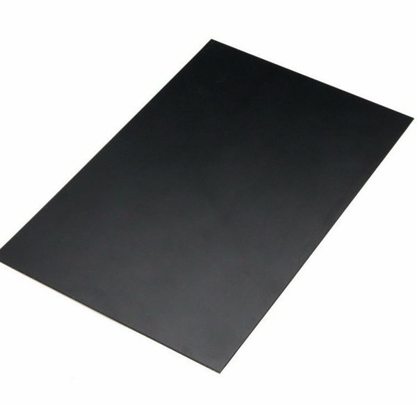 ABS-Platte schwarz 500x300 mm von 0,25 mm bis 1,5 mm Stärke
