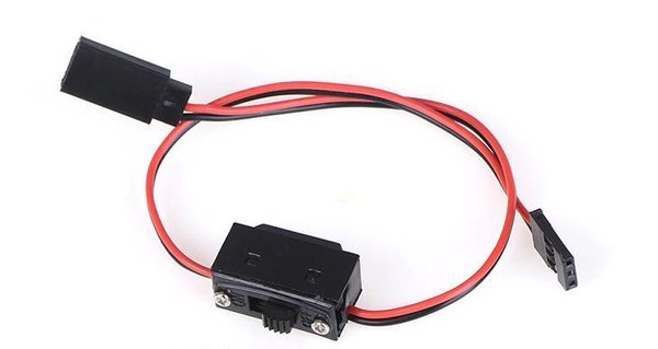 1 Mini Ein-Aus Schalter, Schalter Beleuchtung, (Futaba,JR,Graupner, MPX) MB1100